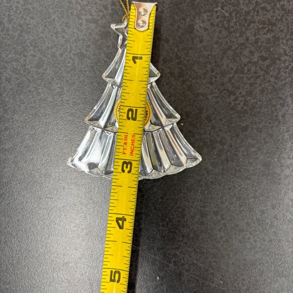 Princess House Lead Crystal Wreath, Christmas Tree & Candle Stick Set Of 3 #729 - Picture 11 of 11